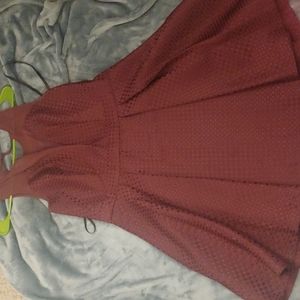 Brand new burgundy dress.. Tag removed but never worn
